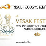 Trisol Ecosystem Vesak Day greeting card on Buddhism and HRM article